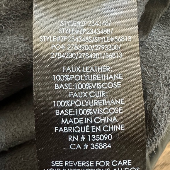 Z Supply Lenora Faux Leather Jogger NWT - Picture 10 of 11